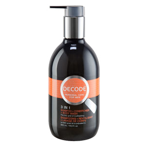 Hush Brands Decode Personal Care For Men 3|in|1 洗頭水, 護髮素 & 沐浴露|500ml 主產品圖