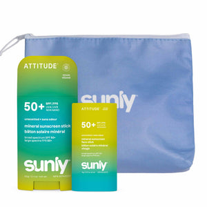 ATTITUDE 礦物 Sunscreen Stick 雙件裝 Face & Body|Spf 50 主產品圖
