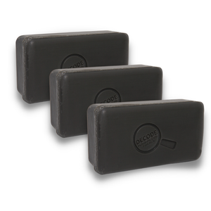 Hush Brands 3PACK Decode Personal Care For Men Lemongrass Sandalwood 竹纖維 Charcoal 潔膚皂|148g|Paper Packaging|LIMITED QUANTITIES