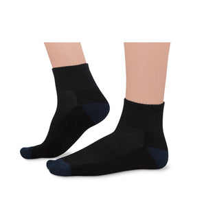 Hush Brands BOO 竹纖維 RAYON & 竹纖維 MEN’S 短襪|BLACK 3PACK 產品細節圖 2