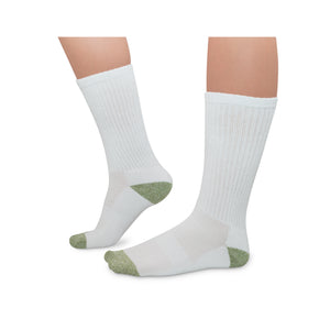 Hush Brands BOO 竹纖維 RAYON & 竹纖維 女裝 中筒襪|WHITE 3PACK 產品細節圖 3