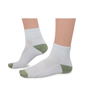 Hush Brands BOO 竹纖維 RAYON & 竹纖維 MEN’S 短襪|WHITE 3PACK 產品細節圖 3