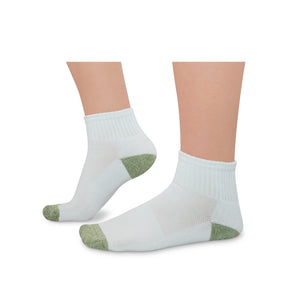 Hush Brands BOO 竹纖維 RAYON & 竹纖維 WOMEN’S 短襪|WHITE 3PACK 產品細節圖 3