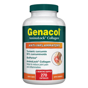 Genacol 專利消炎止痛配方 (水解膠原蛋白 + 蛋殼膜) 270粒 | 海外代購 - canadahk