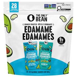 The Only Bean 牛油果油烘焙毛豆脆脆 海鹽+Ranch (21g x 28包) 產品圖片 1-Lohas 銀髮健康選品