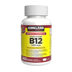 Kirkland Signature 維他命B12 1200mcg 櫻桃味舌下片 (360片) 產品圖片 1