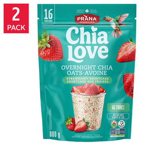 Prana 有機隔夜奇亞籽燕麥 (800g x 2包)|3款口味 Strawberry Shortcake 產品圖片 1