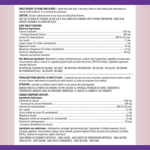 Kirkland Signature 鈣 600mg + 維他命D3 800IU + 礦物質片 (500片) 產品圖片 2-Lohas 銀髮健康選品