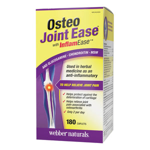 Webber Naturals Osteo Joint Ease 關節舒緩片 (180片) 產品圖片 1-Lohas 銀髮健康選品