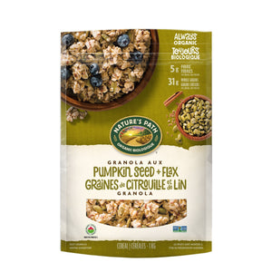 Flax Plus 有機南瓜籽亞麻籽高纖 Granola 燕麥脆脆 (1kg) 產品圖片 1-Lohas 銀髮健康選品