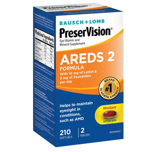 Bausch + Lomb PreserVision AREDS 2 專業護眼配方 (210粒) | 海外代購 - canadahk