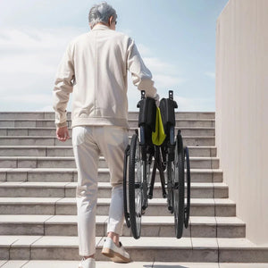 魚躍 Yuwell H053C 手動輪椅車 (小巧折背輕便款) - 樂耆同行 Lohas Elderly-香港樂齡長者用品專門店