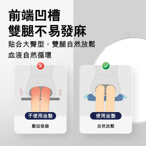 Jago 2024新款腰部舒壓辦公室尾椎減壓坐墊 (磁布連內套|竹炭款) - 樂耆同行 Lohas Elderly-香港樂齡長者用品專門店