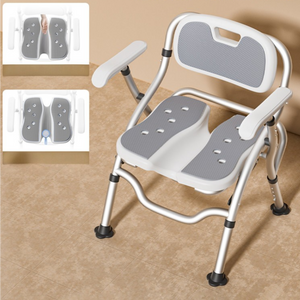 H.Fine 匯豐 醫療級長者/孕婦防滑便座椅洗澡椅 (雙用摺疊/附便桶)-沐浴椅-樂耆同行 Lohas Elderly-香港樂齡長者用品專門店