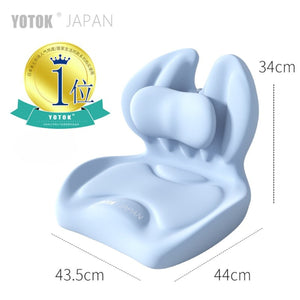 YOTOK 日本優藤悠居 辦公室人體工學護腰坐墊靠背一體墊 - 活性竹炭抑菌版-坐墊-FIT MART 香港智能健康及運動生活用品專門店:筋膜槍、瑜伽輔助工具、智能健身設備