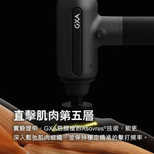 GXA美國M1專業級深層冷熱敷高頻筋膜槍 (2600mAh|6個按摩頭連收藏盒|藍色) - 樂耆同行 Lohas Elderly-香港樂齡長者用品專門店