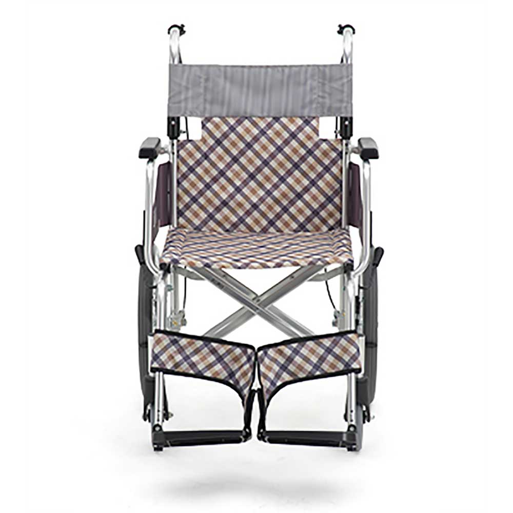 Japan MiKi MOCC43JL DX Ultralight and Comfortable Hand Push Wheelchai