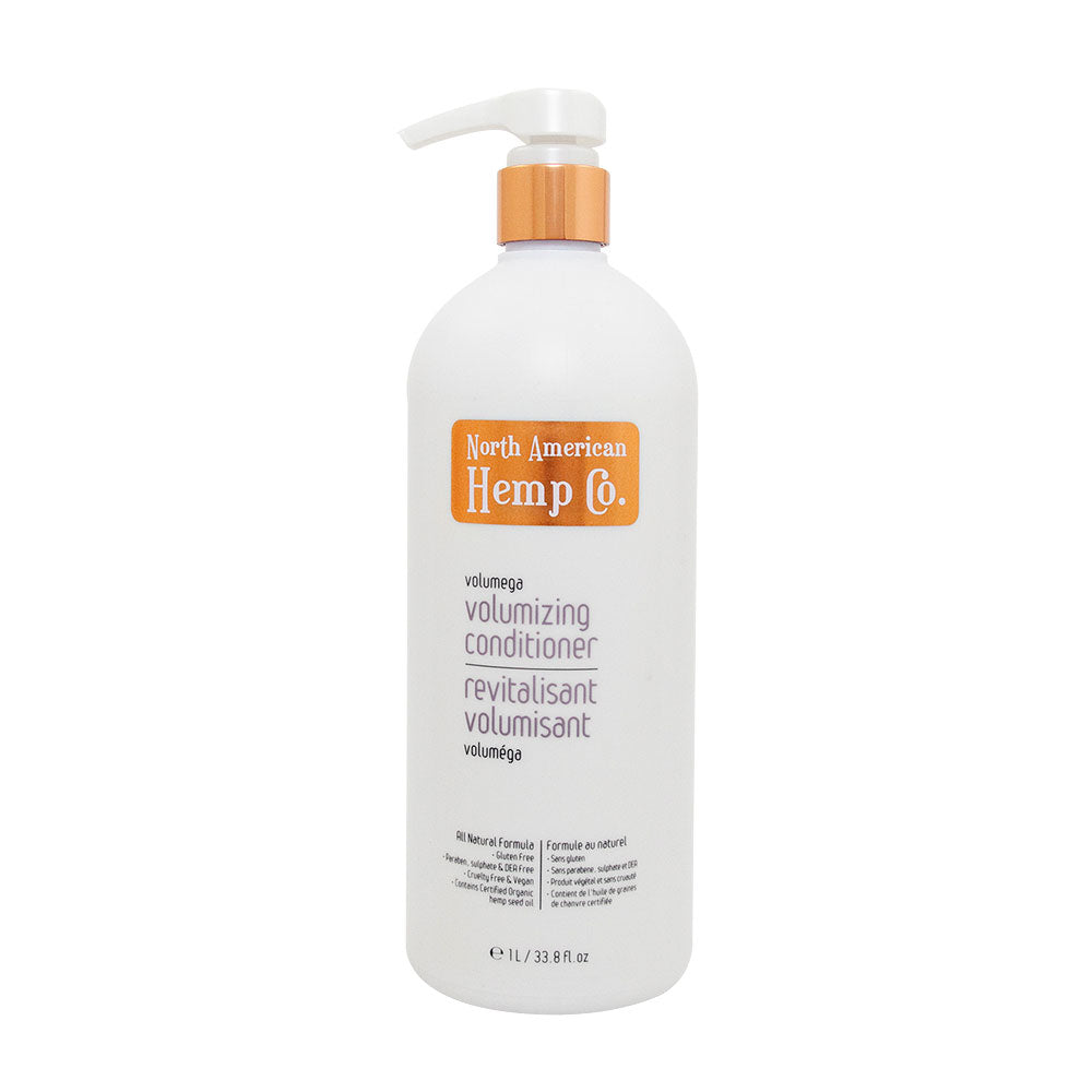【Senior Daily Care】Hush Brands North American Hemp Co. Volumega｜Volumizing Conditioner｜1L｜Overseas Purchasing
