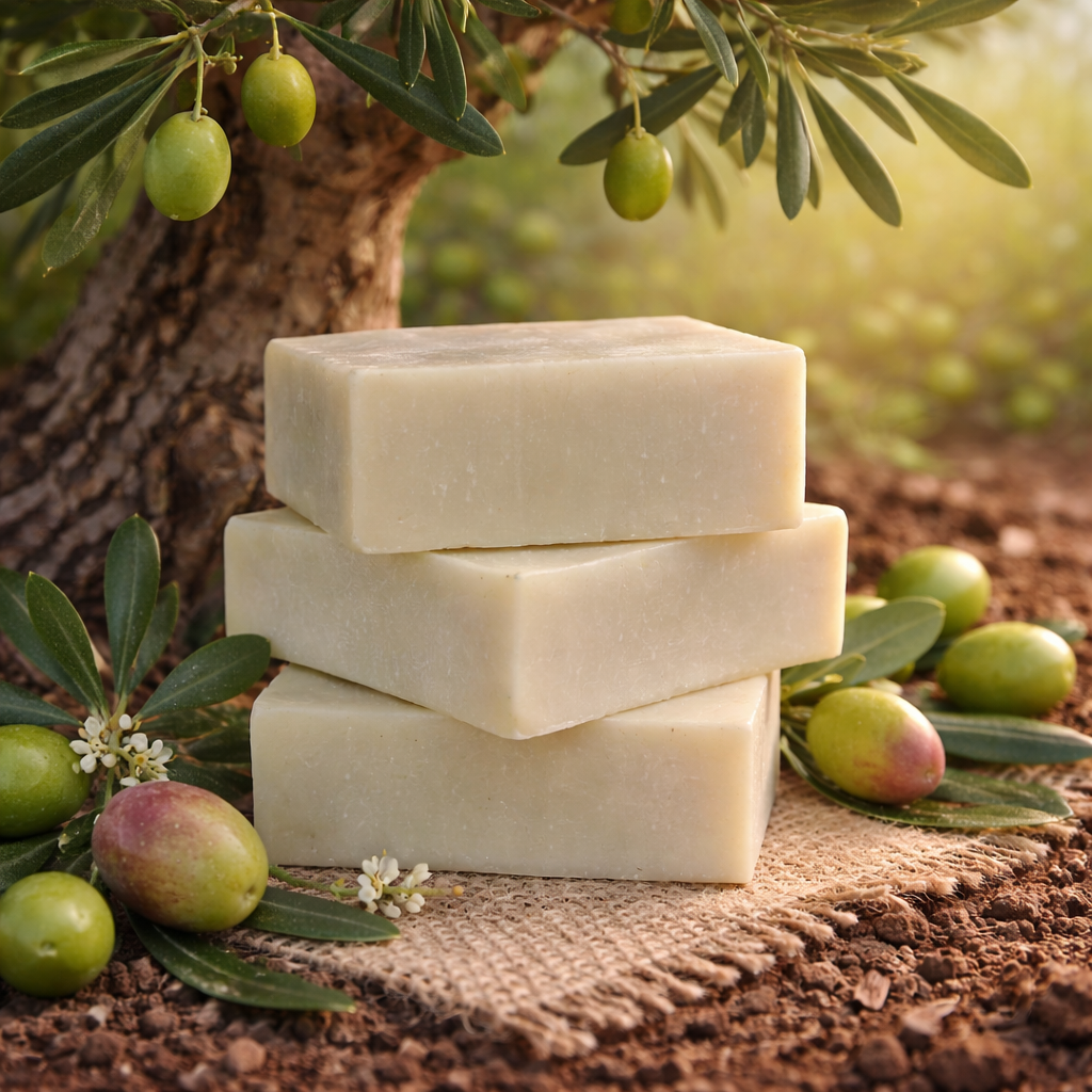 Fresh Suds Soapery Olea Olive Handmade Soap | Unscented | Senior Daily Living | Overseas Purchasing
