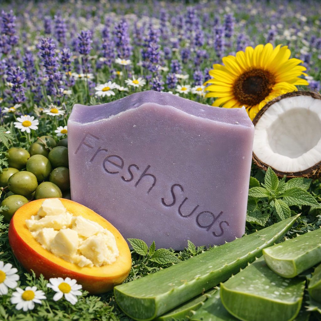 Fresh Suds Soapery Lavender Fields Handmade Soap | Senior Daily Living | Overseas Purchasing