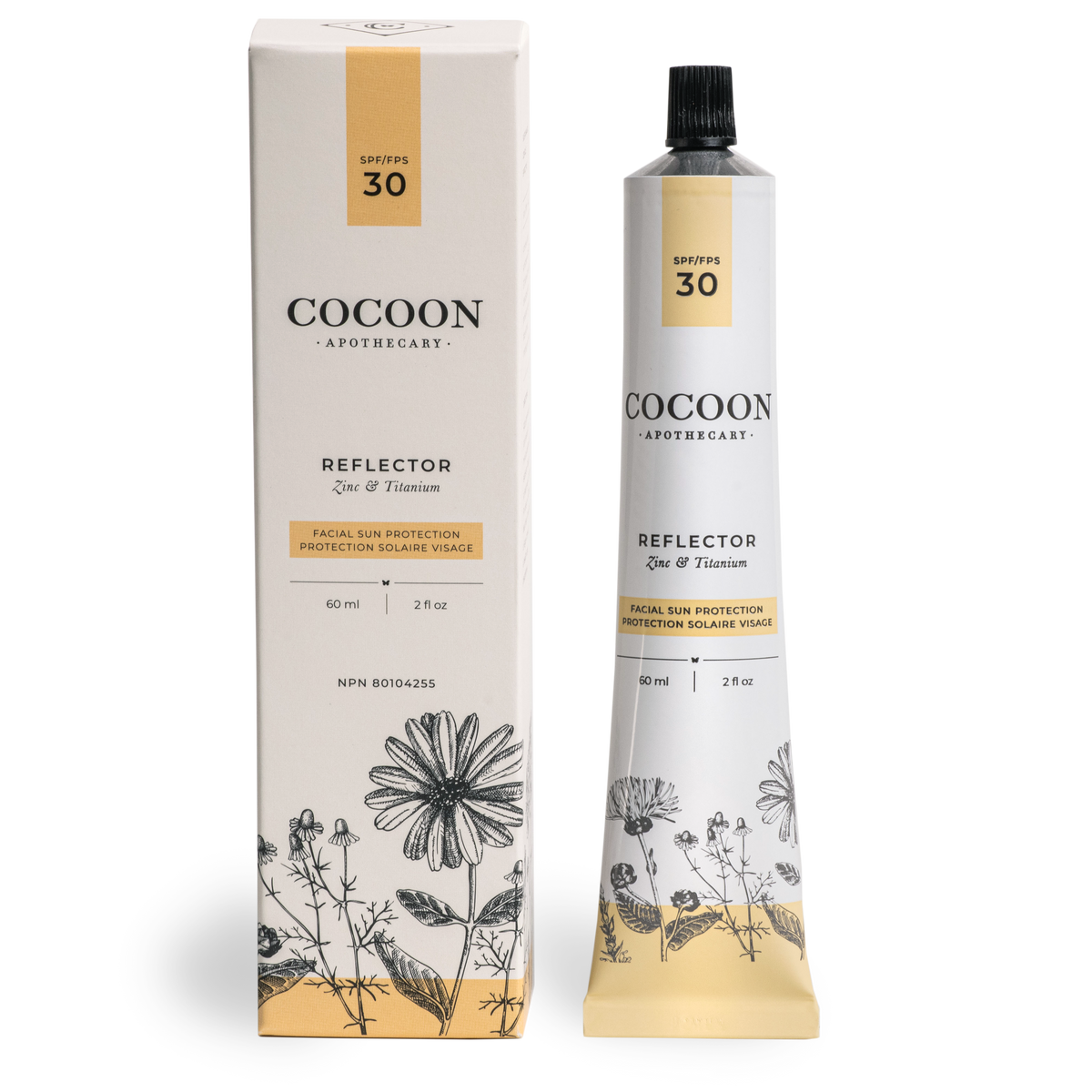Cocoon Apothecary Reflector SPF 30 Facial Sun Protection Skincare | Senior Living Daily Essentials | Overseas Purchasing