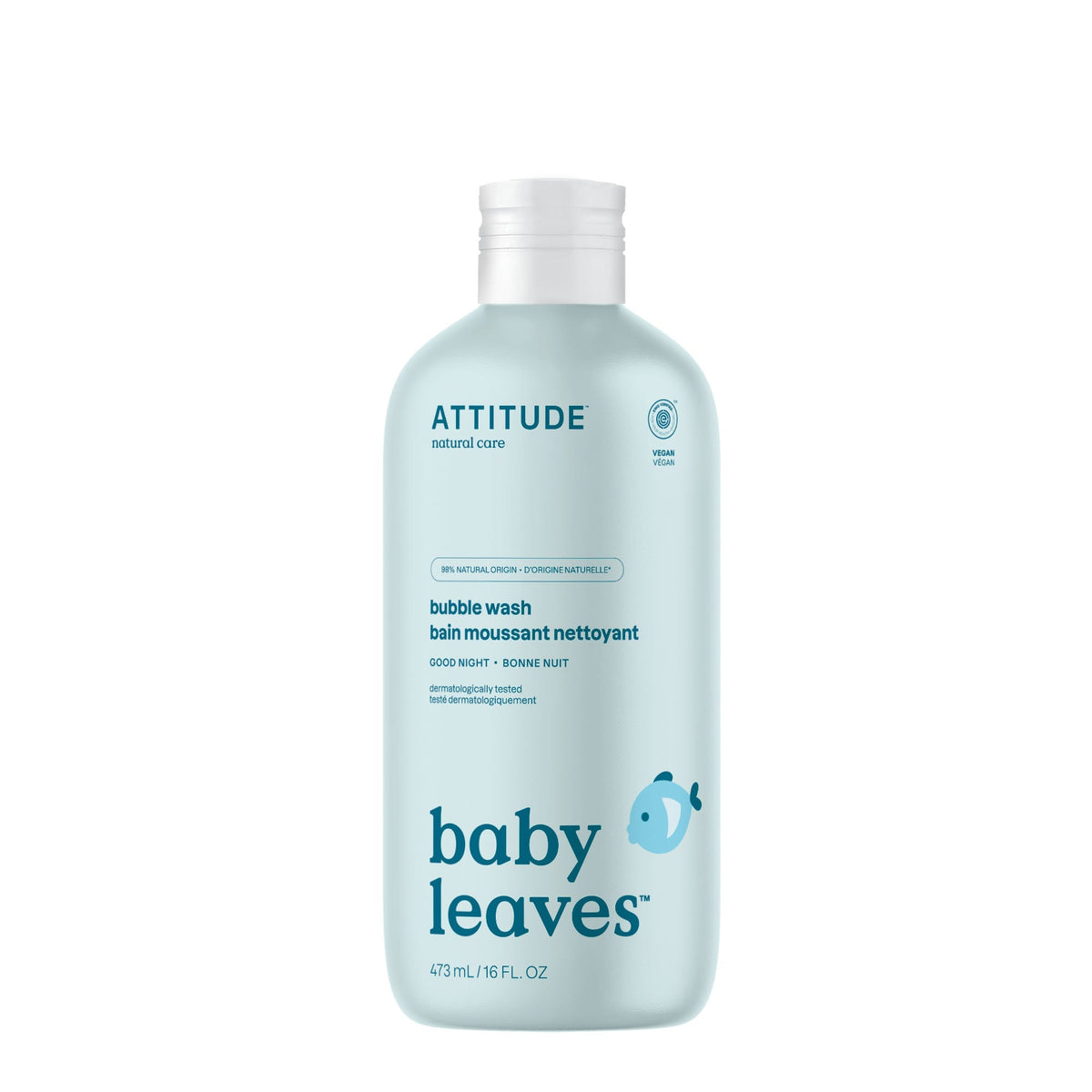 [Direct from Canada Selection] ATTITUDE Baby Bubble Wash