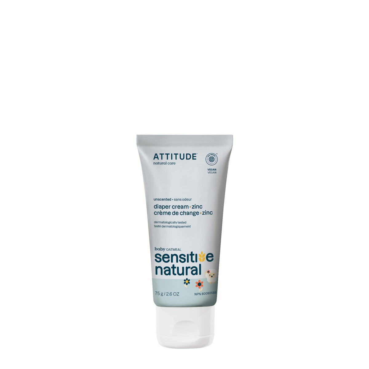 【Direct from Canada Selection】ATTITUDE Baby Diaper Cream | Sensitive Skin