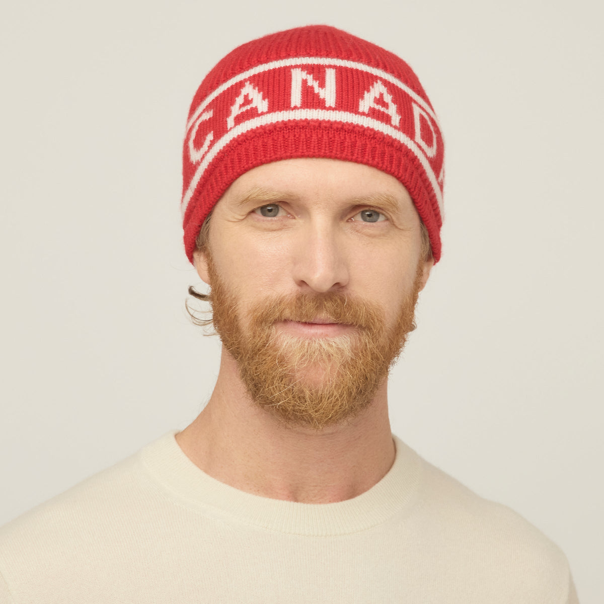 Tilley Canada Stripe Logo Jacquard Beanie | Senior Living | Overseas Purchasing Service