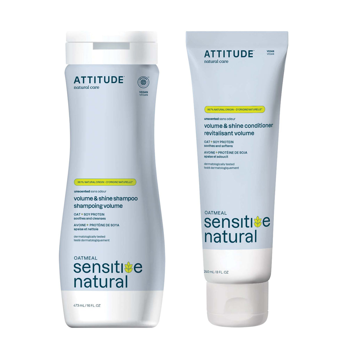 ATTITUDE Volumizing Hair 雙件裝｜敏感肌 主產品圖