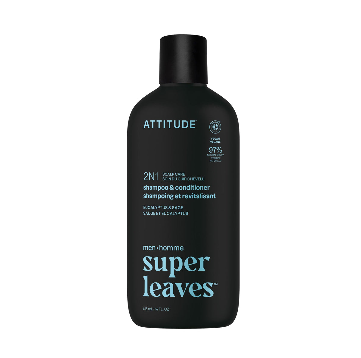 【Senior Lifestyle Picks】ATTITUDE 2-in-1 Men's Shampoo & Conditioner | Overseas Purchasing