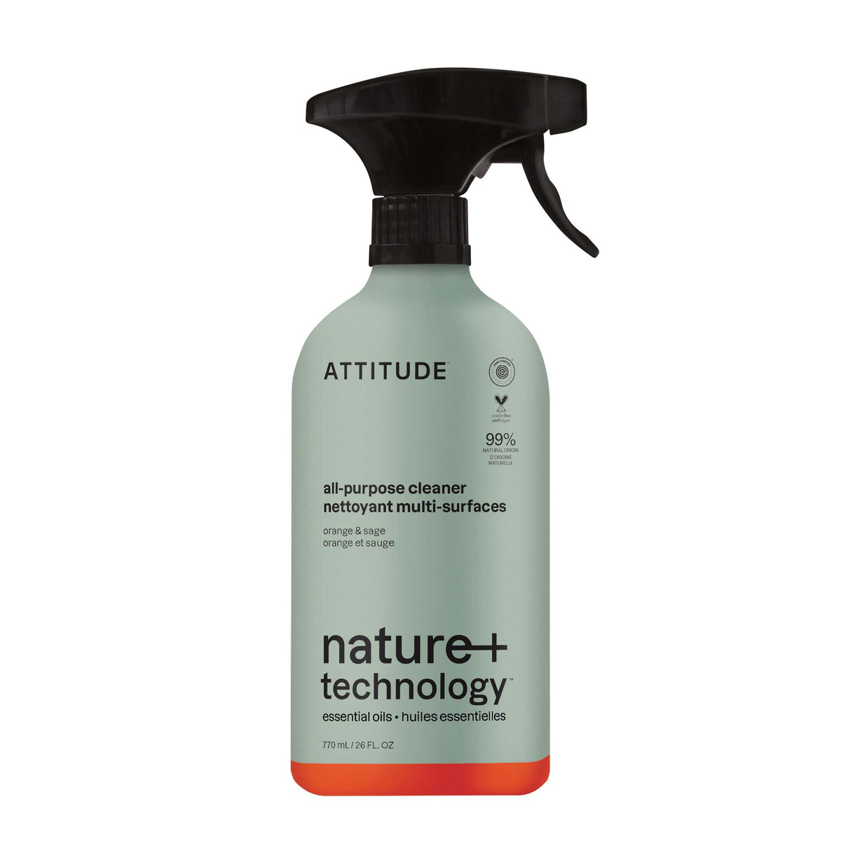 【Senior Living Essentials】ATTITUDE All-Purpose Cleaner | Essential Oils | Household Cleaning Products | Overseas Purchase