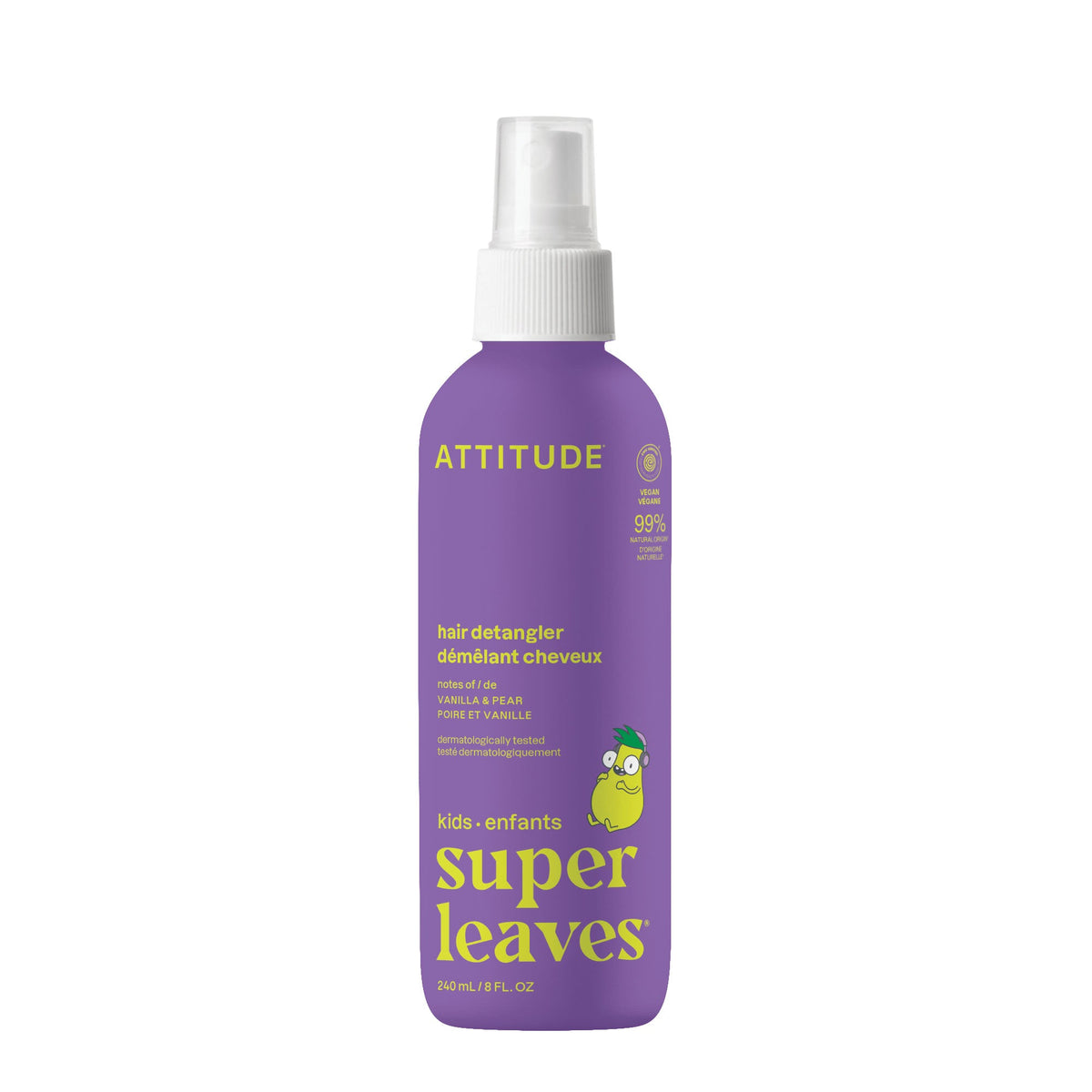 【Direct from Canada Selection】ATTITUDE Kids Hair Detangler Spray