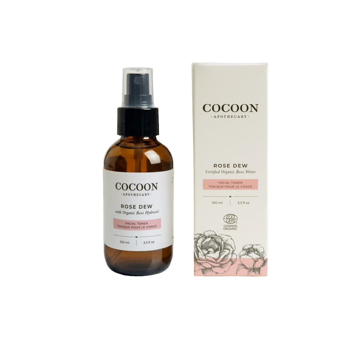 Cocoon Apothecary Rose Dew Facial Toner | Silver Living | Overseas Purchasing