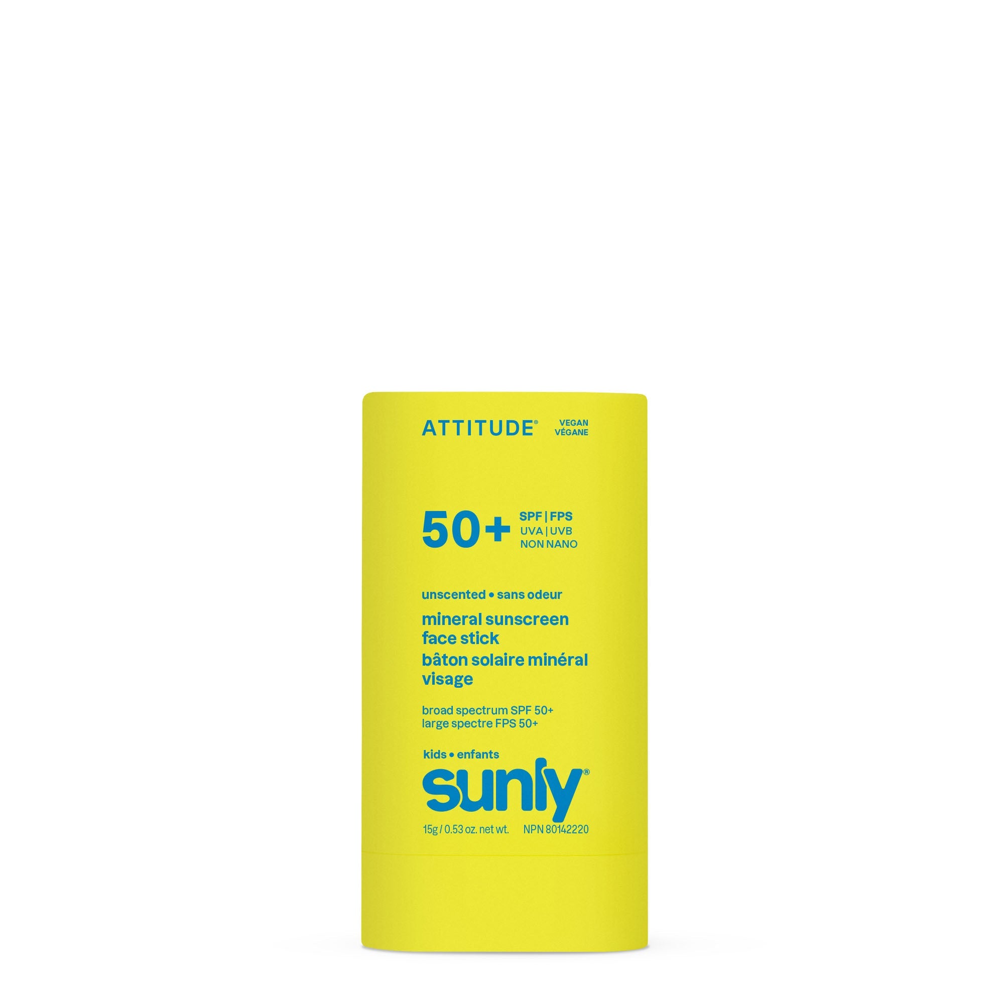 ATTITUDE Kids Face 礦物 Sunscreen Stick｜SPF 50 主產品圖