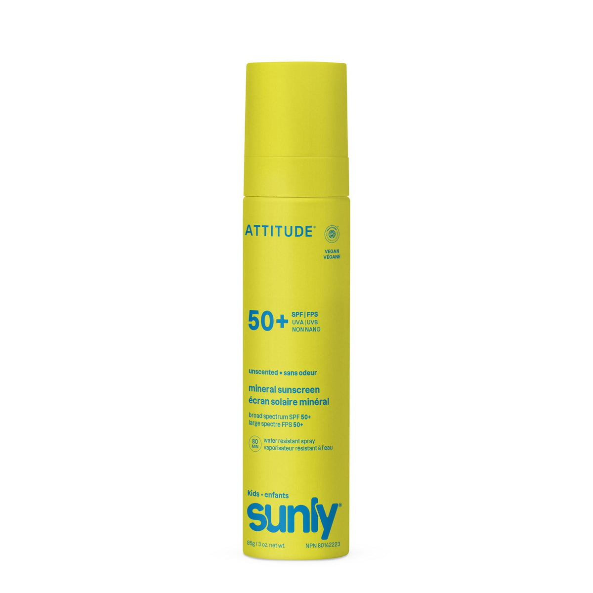 【Direct from Canada Selection】ATTITUDE Kids Lightweight Mineral Lotion｜SPF 50