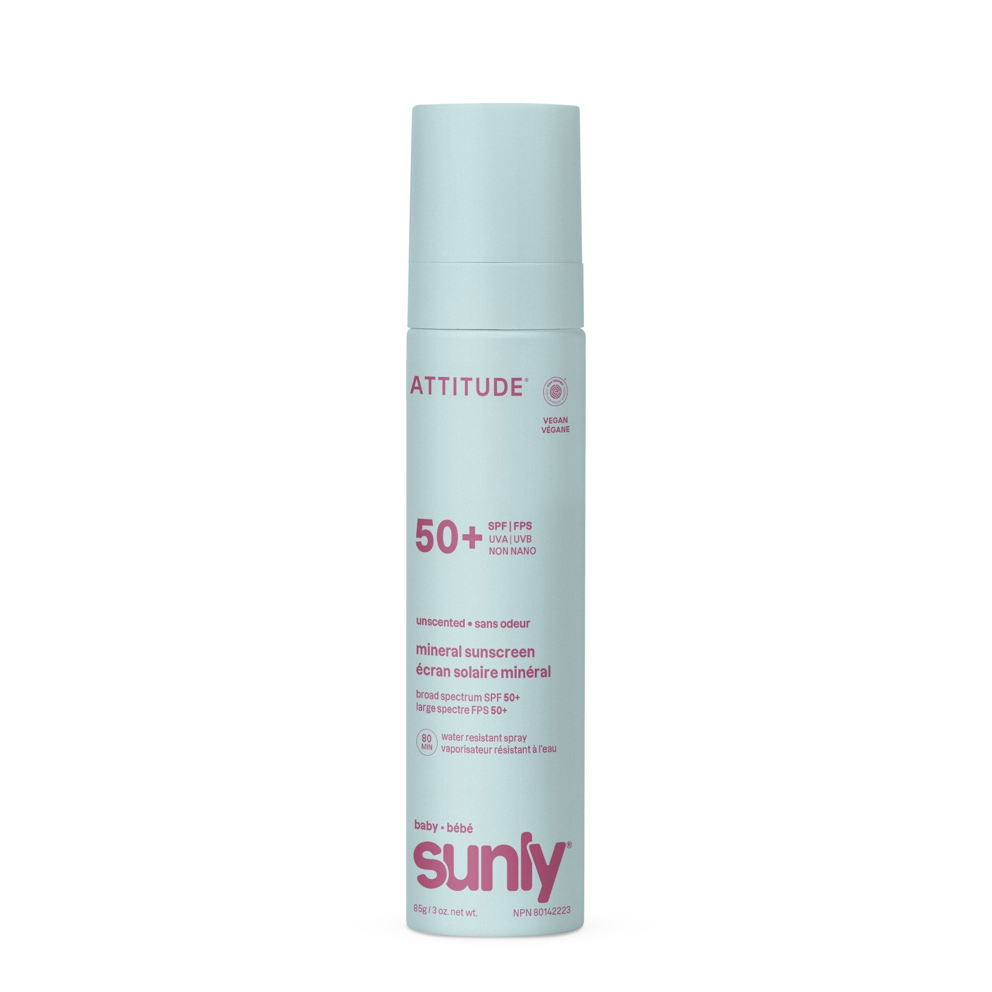 ATTITUDE Baby Lightweight 礦物 Lotion｜SPF 50 主產品圖