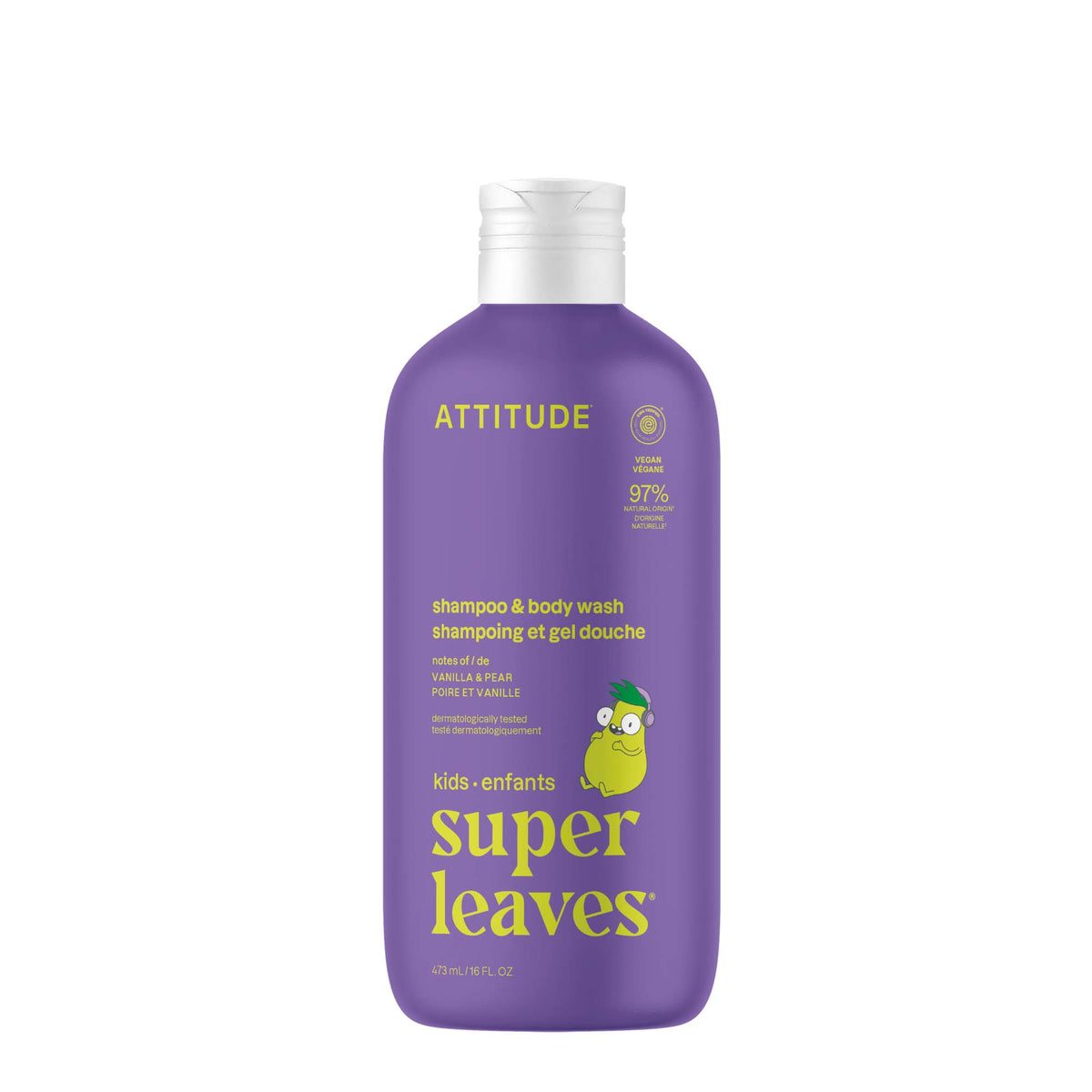 [Direct from Canada Selection] ATTITUDE 2-in-1 Kids Shampoo & Body Wash
