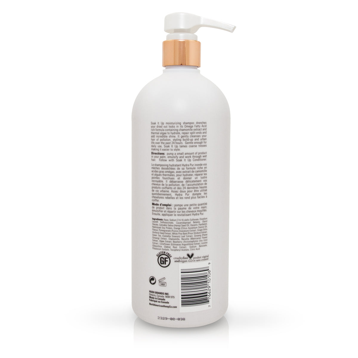 Hush Brands North American Hemp Co. Soak It Up｜保濕 洗頭水｜1L 產品細節圖 2