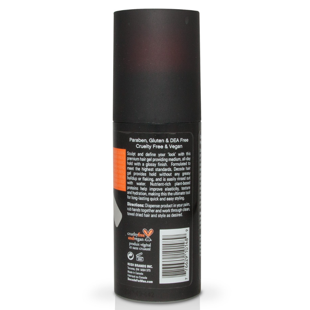 Hush Brands Decode Personal Care For Men Medium Hold 造型啫喱｜100ml 產品細節圖 2