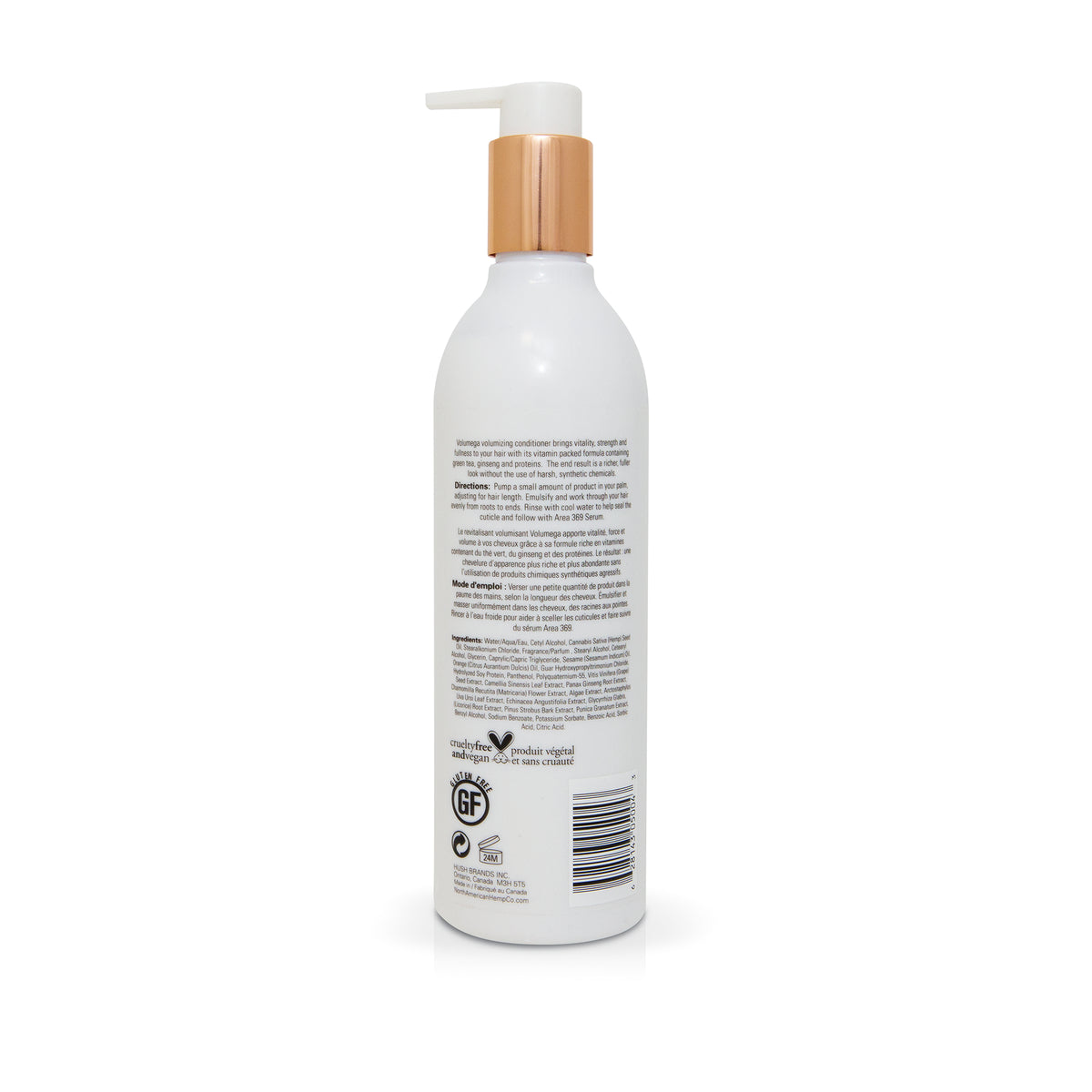 Hush Brands North American Hemp Co. Volumega｜豐盈 護髮素｜342ml 產品細節圖 2