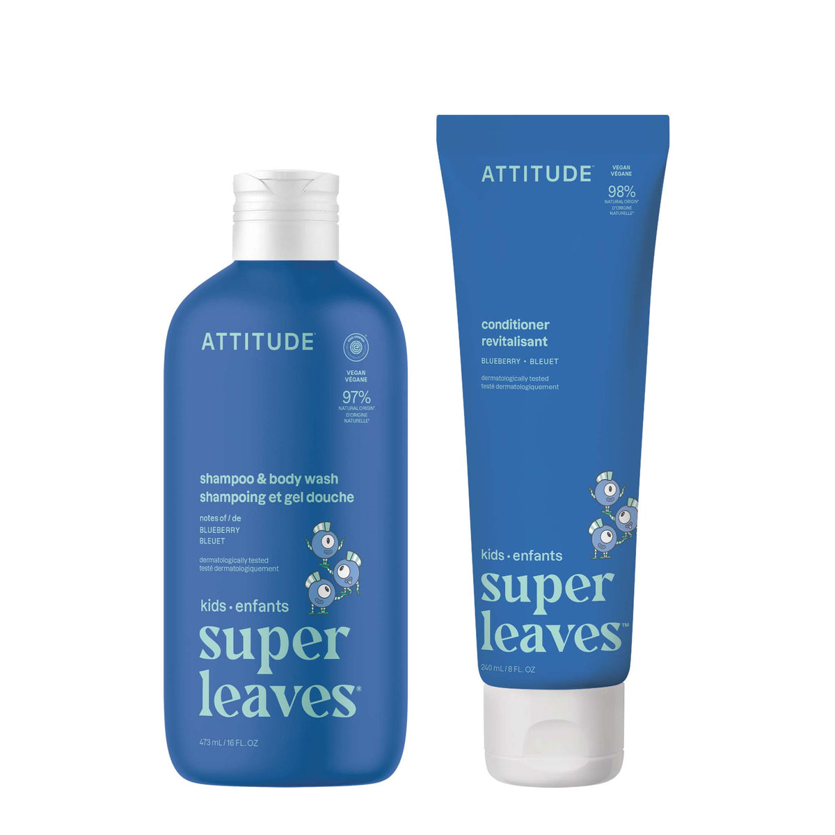 ATTITUDE Kids Shower 雙件裝 + 護髮素 產品細節圖 2