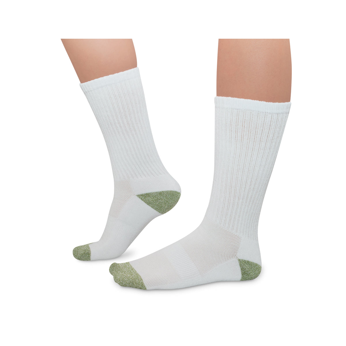 Hush Brands BOO 竹纖維 RAYON & 竹纖維 女裝 中筒襪｜WHITE 3PACK 產品細節圖 3