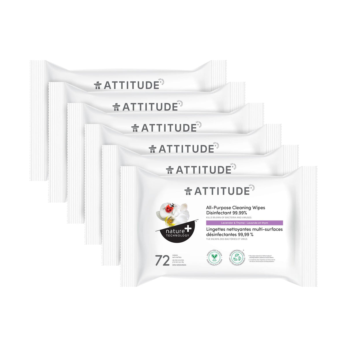 ATTITUDE All Purpose 清潔濕巾｜Disinfectant 產品細節圖 3