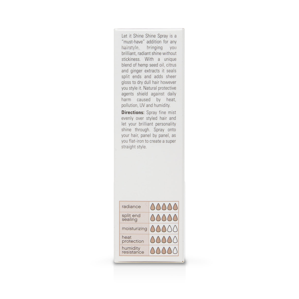 Hush Brands North American Hemp Co. Let It Shine｜Shine Spray｜50ml 頭髮造型 產品細節圖 5