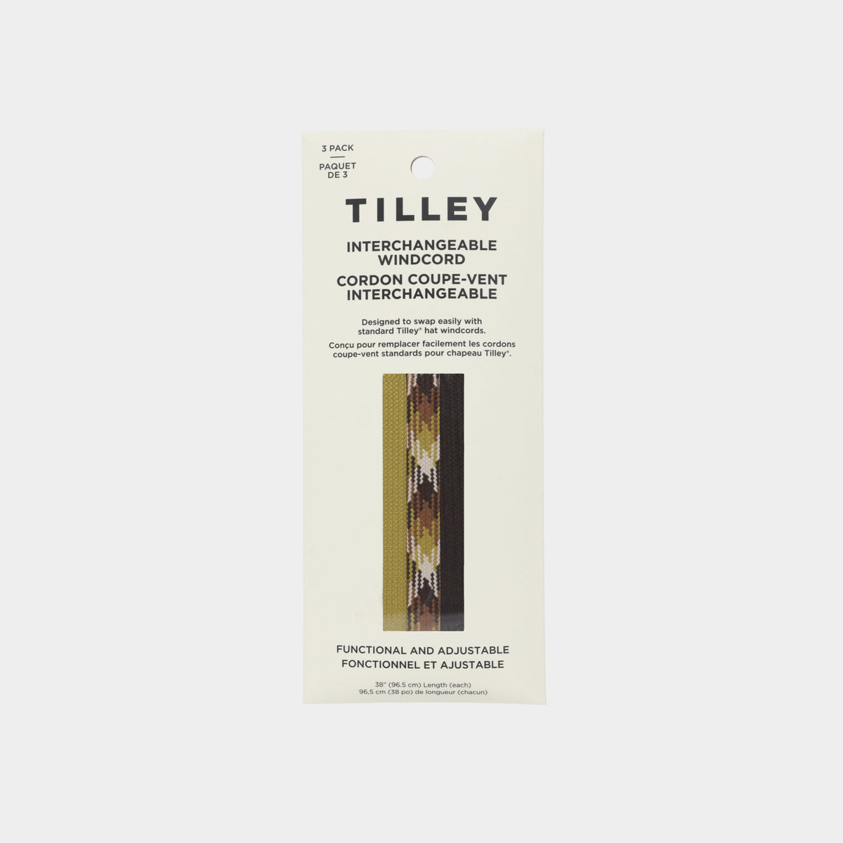 Tilley Tilley Premium 防風帽繩 (3 Pack) 產品細節圖 9