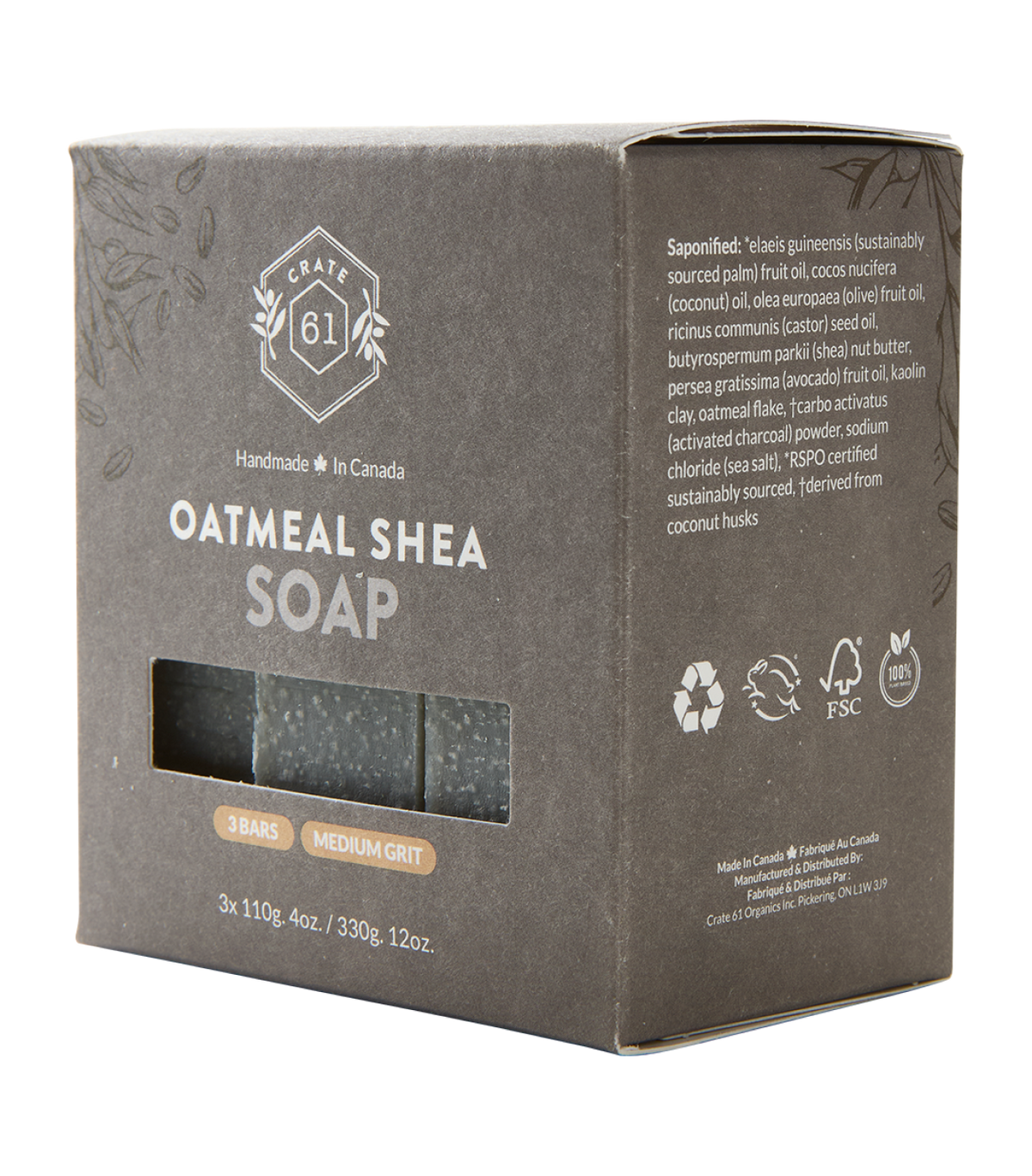Crate 61 Organics 燕麥 Shea 手工皂 產品細節圖 10