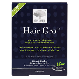 New Nordic Hair Gro 頭髮營養配方片 (120片) 產品圖片 1－Lohas 銀髮健康選品