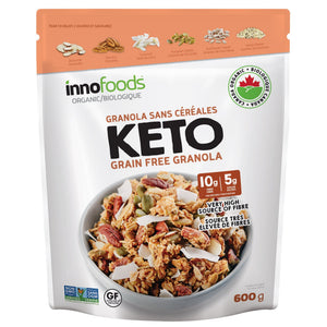 InnoFoods 有機 Keto 無穀物 Granola 燕麥脆脆 (600g) 產品圖片 1－Lohas 銀髮健康選品