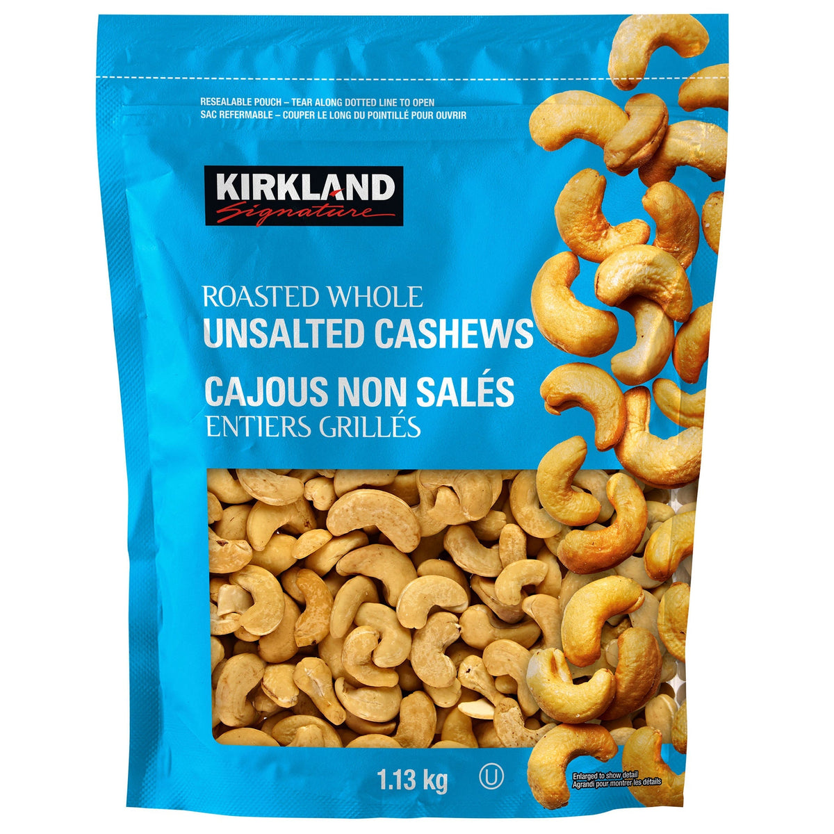 Kirkland Signature 烘焙原粒無鹽腰果 (1.13kg) 產品圖片 1－Lohas 銀髮健康選品