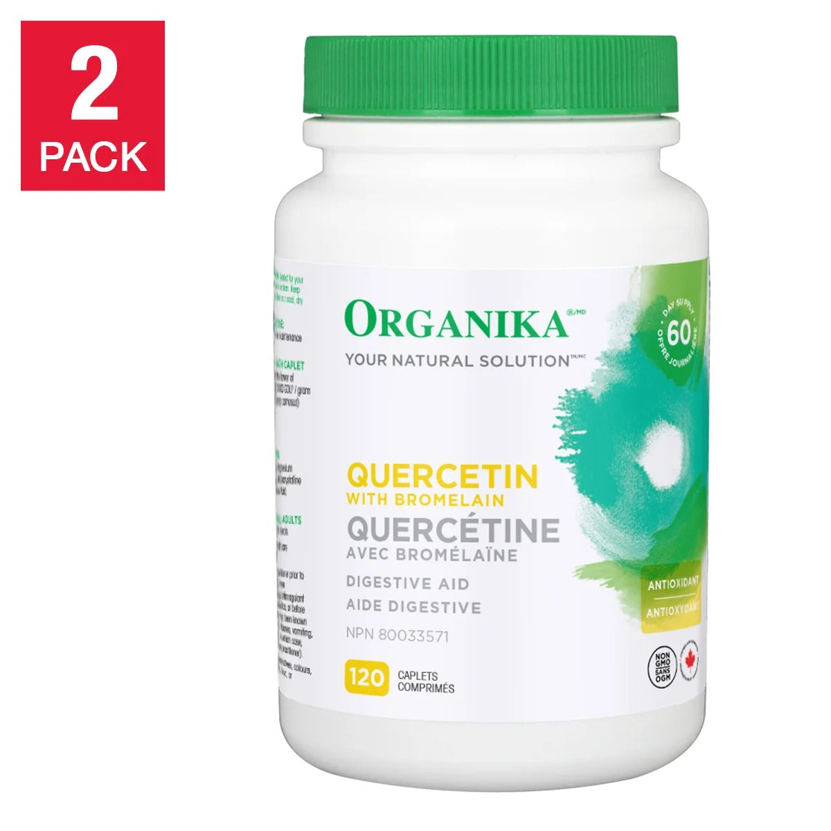Organika 特強洋蔥素 (槲皮素) 500mg (240粒 超值套裝) | 海外代購 - canadahk